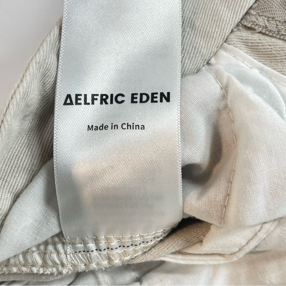 Aelfric Eden Women's Khaki Cargo Pants Adjustable Waist Size Small - Picture 8 of 11